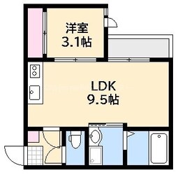 東高須駅 徒歩7分 1階の物件間取画像